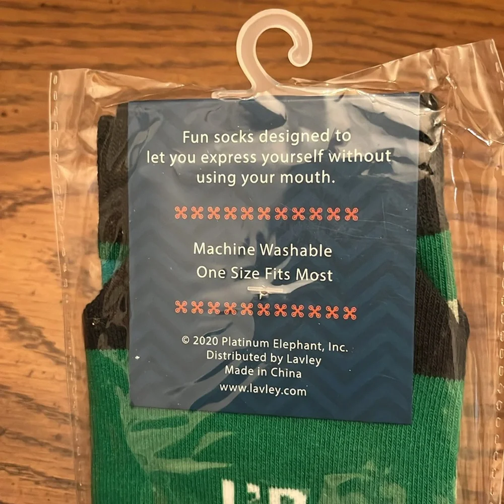 I’d Rather Be Golfing socks, one size fits‎ most, new in package